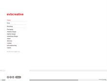 Tablet Screenshot of evbcreative.com